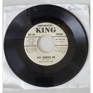 Trace Family Trio 45rpm Vinyl/Take Time To Understand/Jesus, Wonderful One/Promo